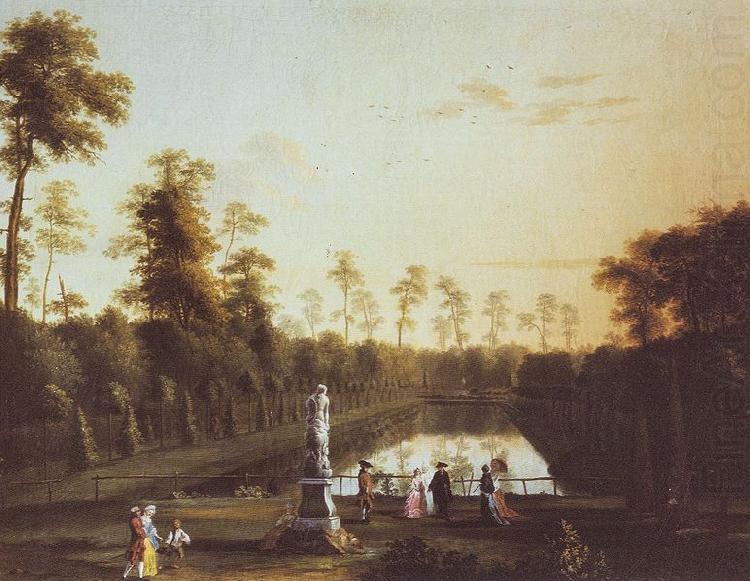 Jakob Philipp Hackert Parklandschaft mit Venusbassin im Berliner Tiergarten china oil painting image